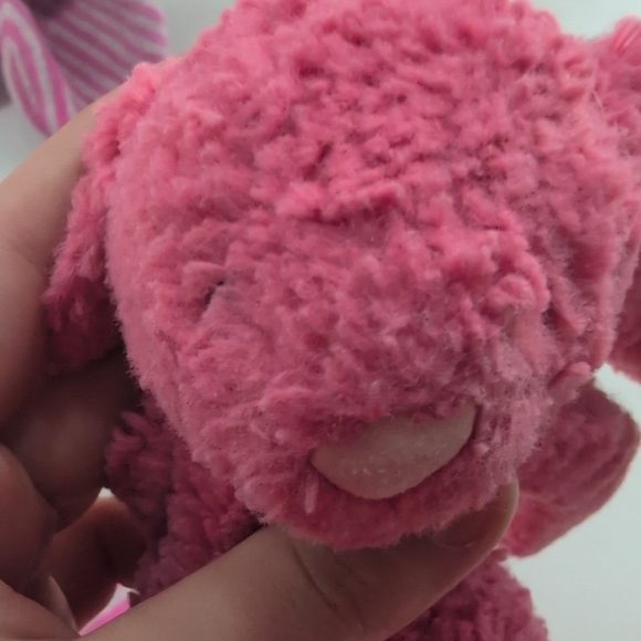 Jellycat Pink Striped and Solid Stuffed Animals - Picture 6 of 9